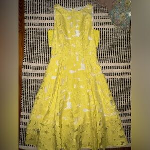 Antonio Melani yellow floral dress